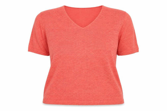 Womens UK Size 18 Berkertex Orange Pullover Jumper