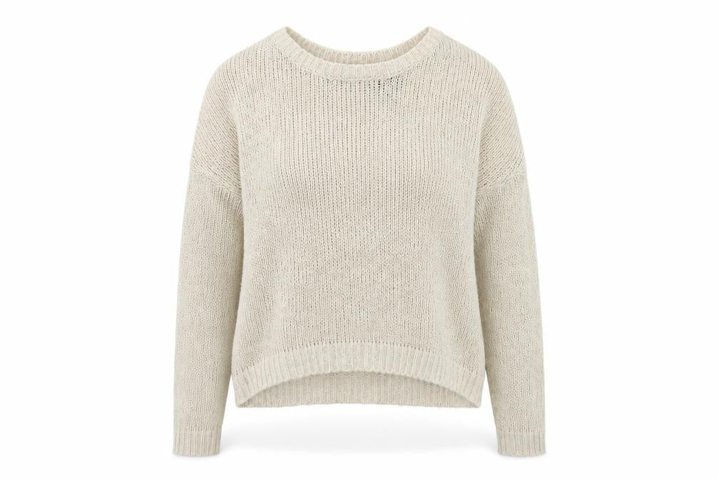 Womens UK Size 12 H&M Beige Pullover Jumper