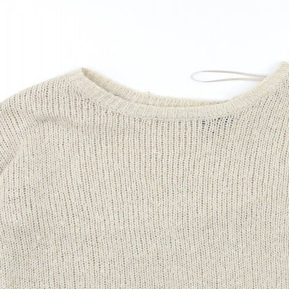 Womens UK Size 12 H&M Beige Pullover Jumper