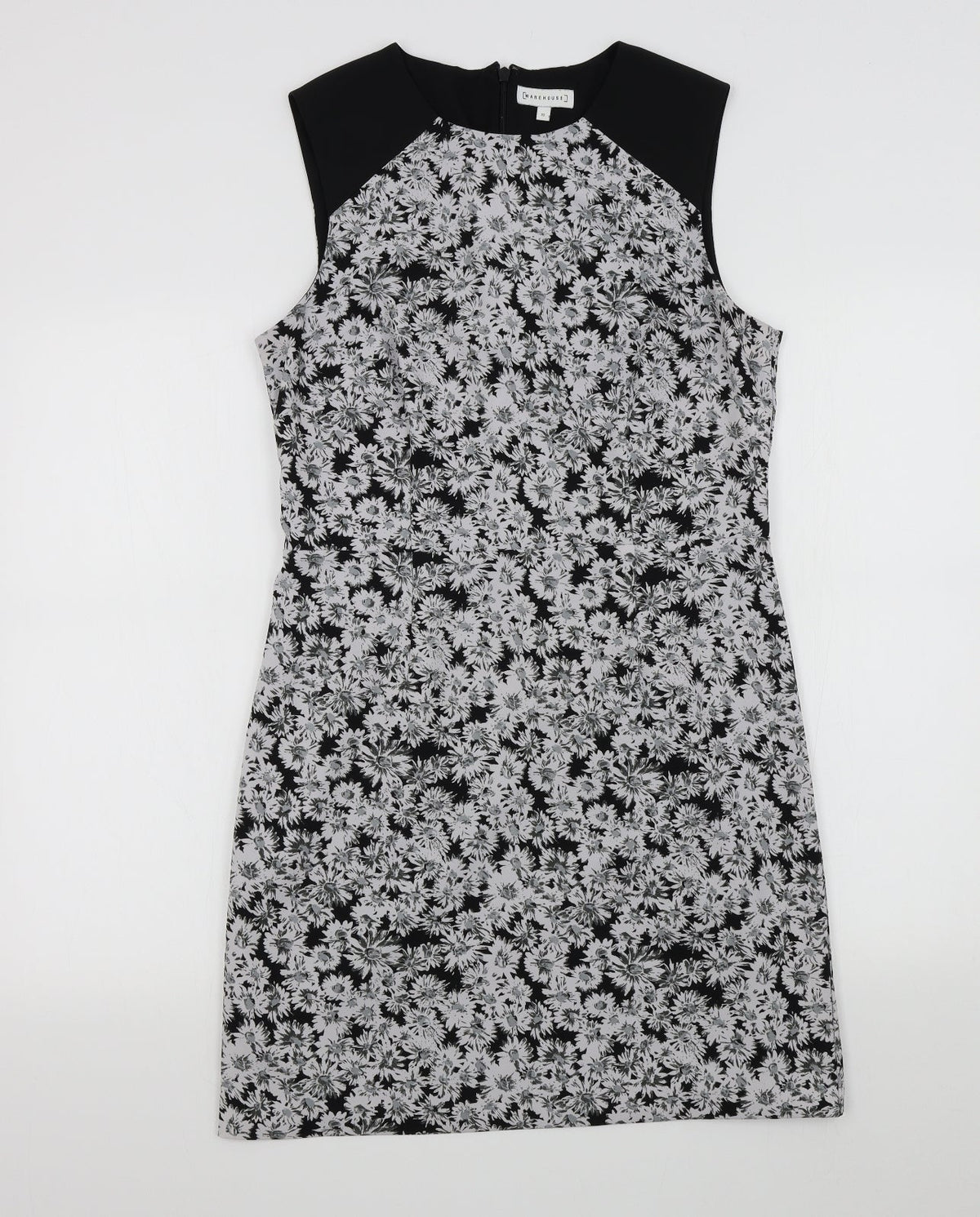 wearhouse Womens Black Gingham  A-Line  Size 12
