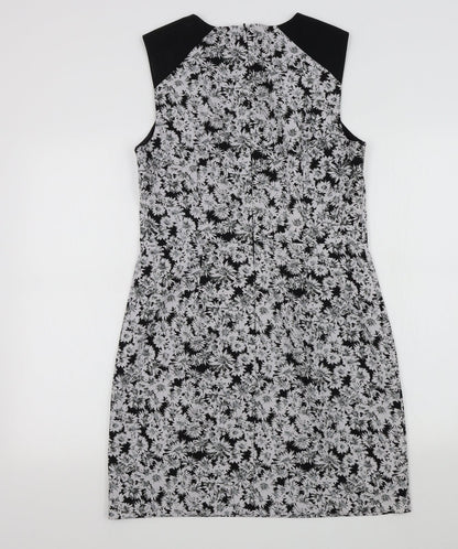 wearhouse Womens Black Gingham  A-Line  Size 12