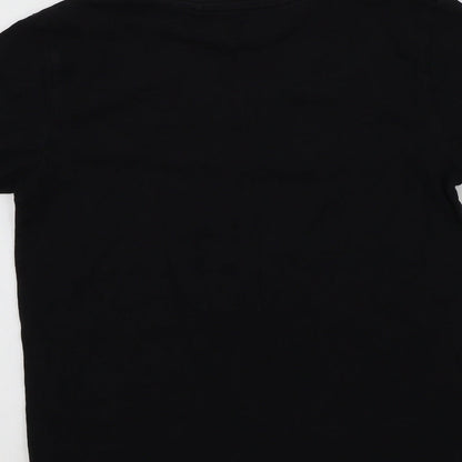 NEXT Boys Black Colourblock  Basic T-Shirt Size 10 Years