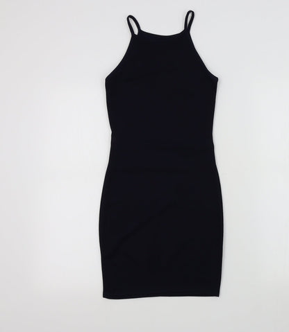 PRETTYLITTLETHING Womens Blue Colourblock  A-Line  Size 6