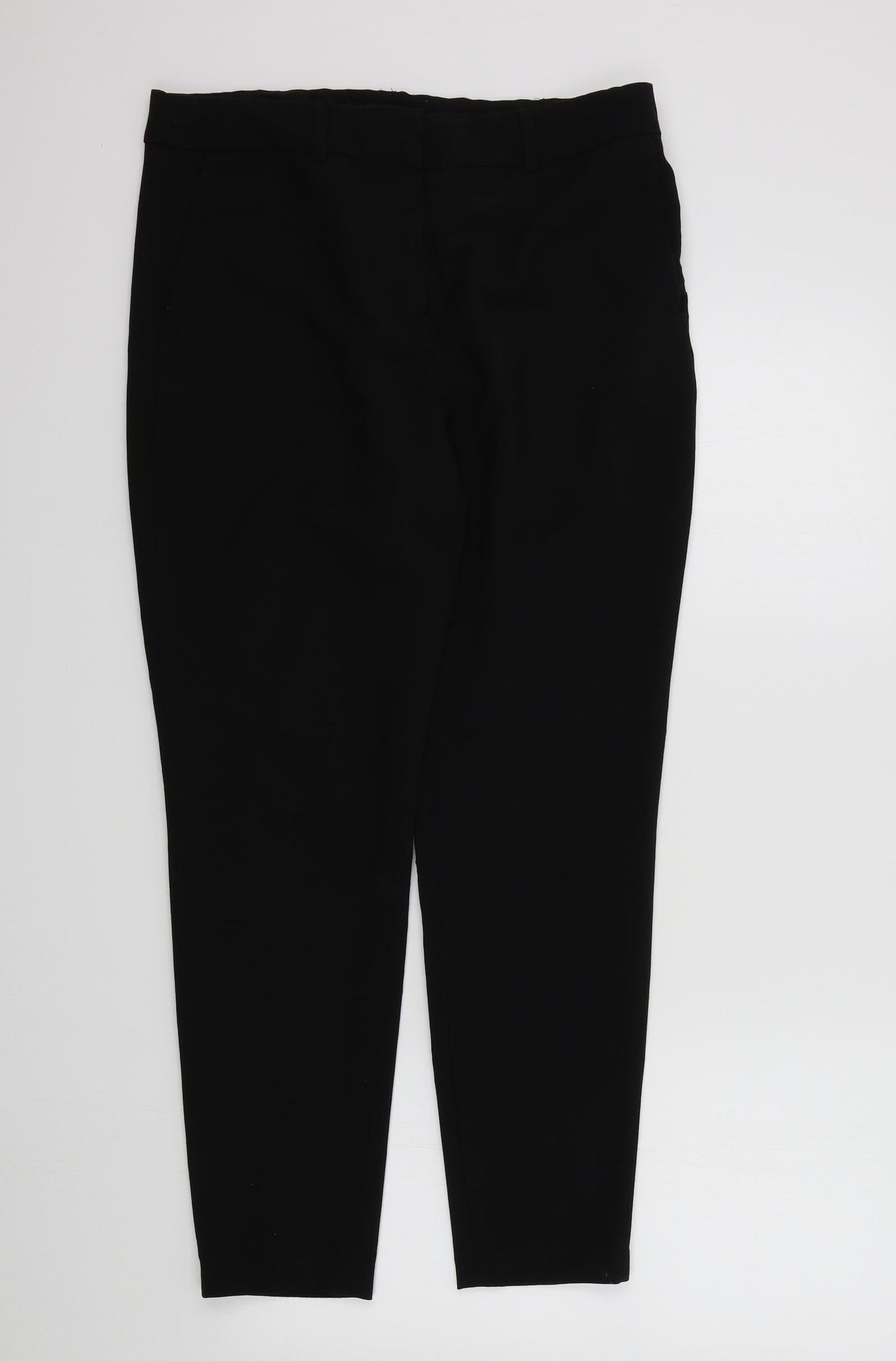 Womens UK Size 12 NEXT Regular Fit  Black Trousers