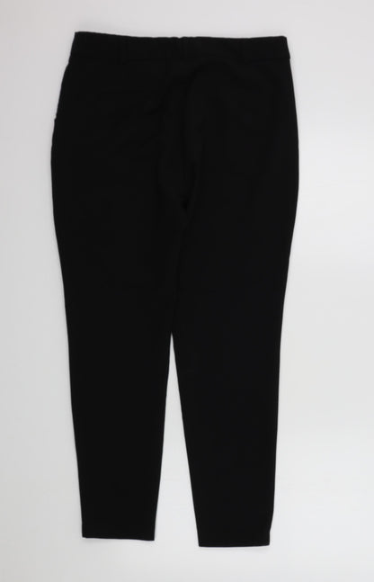 Womens UK Size 12 NEXT Regular Fit  Black Trousers