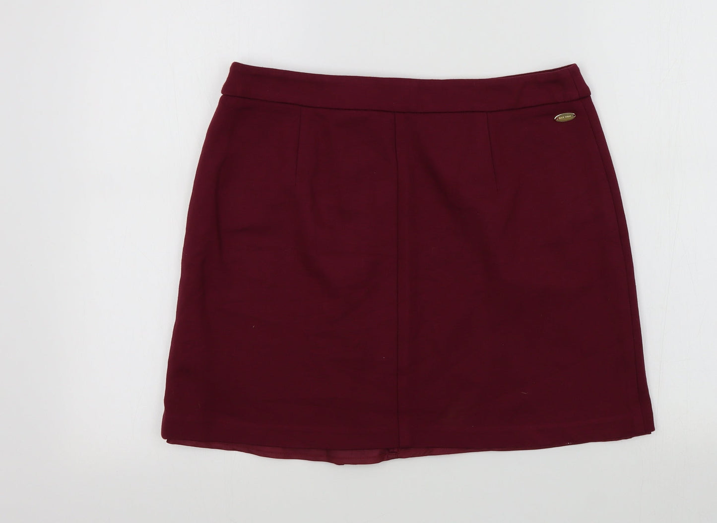 M&S Womens Purple   A-Line Skirt Size 12