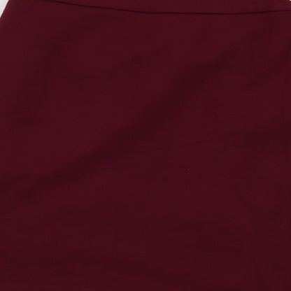 M&S Womens Purple   A-Line Skirt Size 12