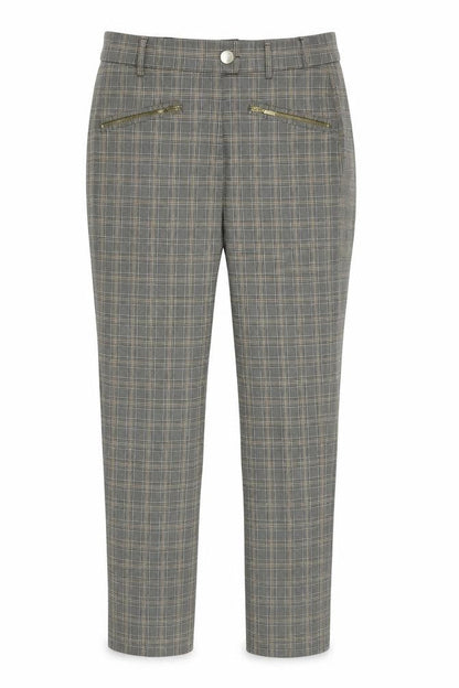 Next Womens Blue Check  Dress Pants Trousers Size 12 L27 in