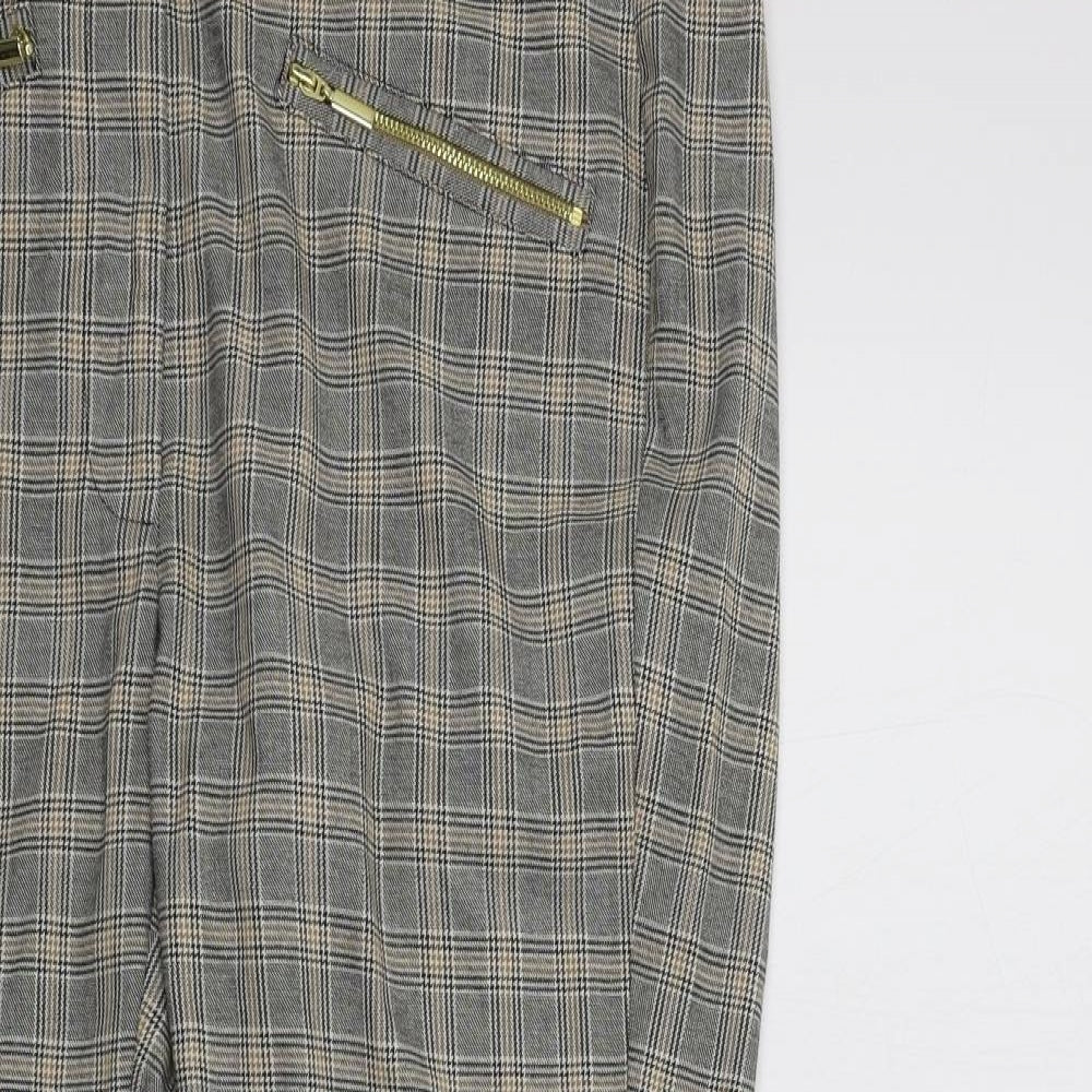 Womens UK Size 12 NEXT Regular Fit Dress Pants Blue Trousers