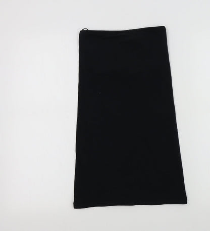 Topshop Womens Black Colourblock  A-Line  Size 6