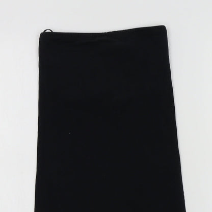 Topshop Womens Black Colourblock  A-Line  Size 6
