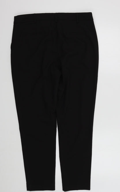 Womens UK Size 34 NEXT Regular Fit  Black Trousers