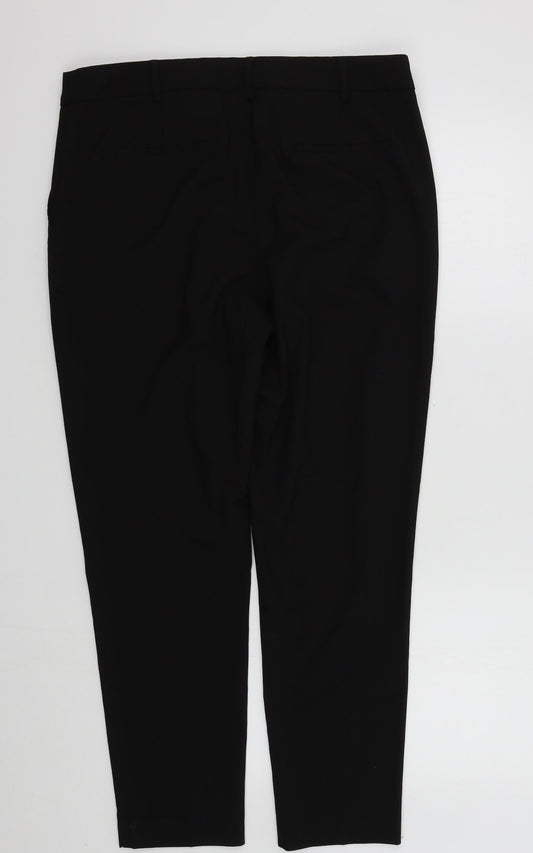 Womens UK Size 34 NEXT Regular Fit  Black Trousers