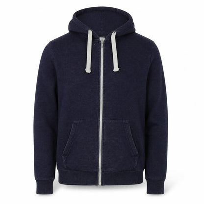 Mens UK Size S H&M Blue Full Zip Jumper