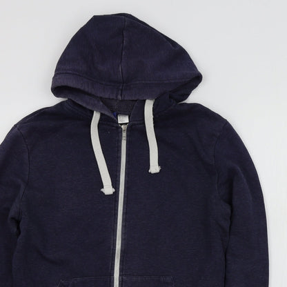 H&M Mens Blue   Full Zip Jumper Size S
