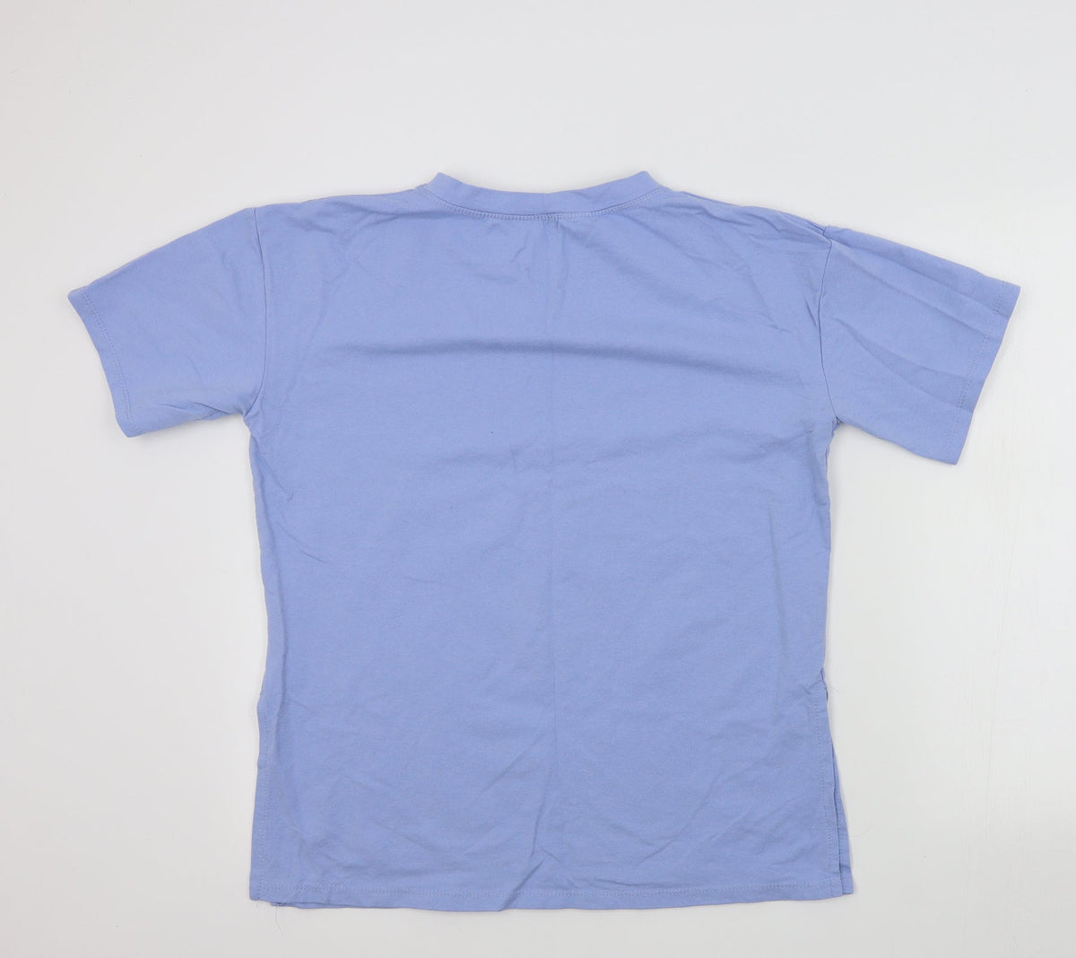 jyy london Womens Blue Colourblock  Basic T-Shirt Size L