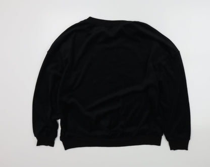 Avenue Womens Black   Pullover Jumper Size S
