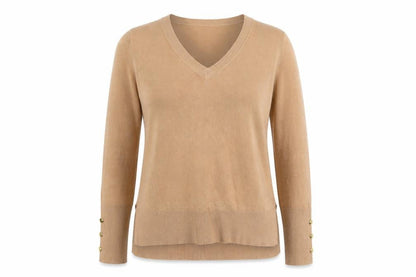Womens UK Size 10 Primark Beige Pullover Jumper