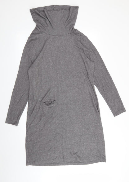 Viz A Viz Womens Grey   Jumper Dress  Size M