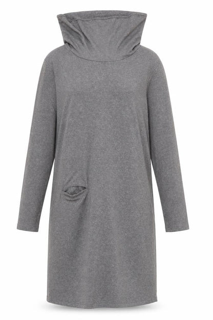 Viz A Viz Womens Grey   Jumper Dress  Size M