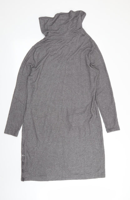 Viz A Viz Womens Grey   Jumper Dress  Size M