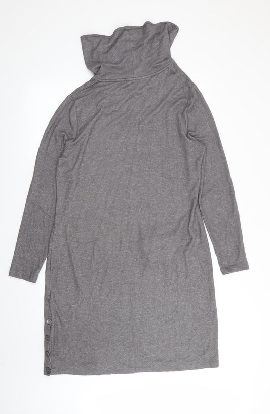Viz A Viz Womens Grey   Jumper Dress  Size M