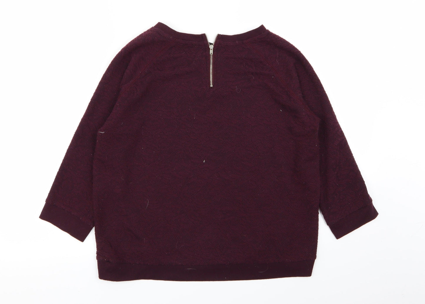 Womens UK Size 8 New Look Purple Pullover Jumper