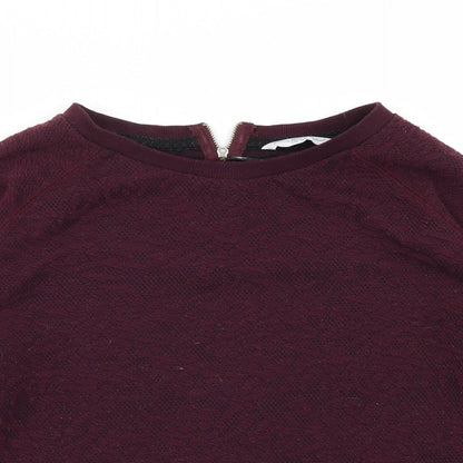 Womens UK Size 8 New Look Purple Pullover Jumper
