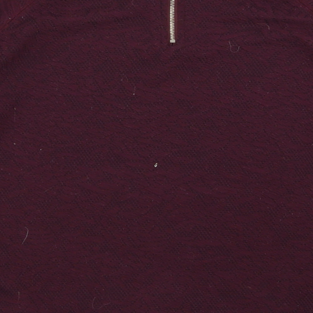 Womens UK Size 8 New Look Purple Pullover Jumper