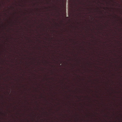 Womens UK Size 8 New Look Purple Pullover Jumper