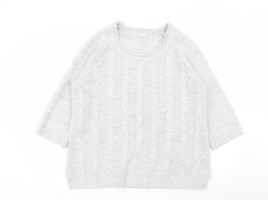 BHS Womens Grey   Pullover Jumper Size 18