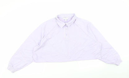 Womens UK Size S Topshop Purple Pullover Jumper