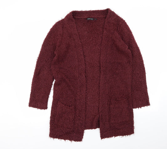 Womens UK Size 8 Brave Soul Red Cardigan Jumper