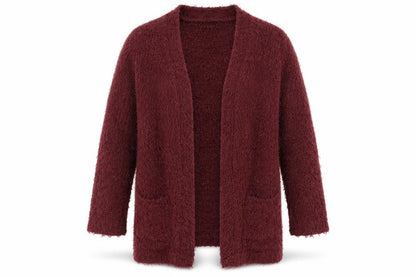 Womens UK Size 8 Brave Soul Red Cardigan Jumper