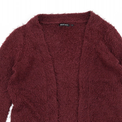 Womens UK Size 8 Brave Soul Red Cardigan Jumper