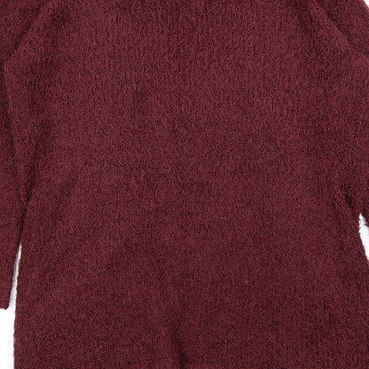 Womens UK Size 8 Brave Soul Red Cardigan Jumper