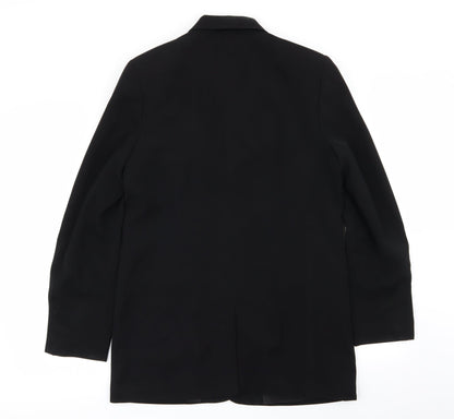 Womens UK Size 10 Preworn Regular Black Blazer