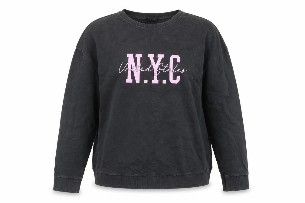 Womens UK Size M New Look Grey Pullover Jumper