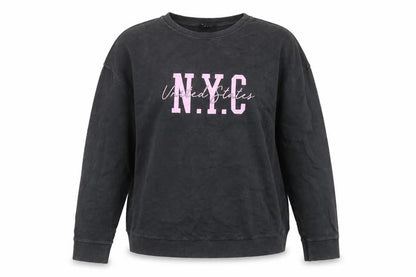 Womens UK Size M New Look Grey Pullover Jumper