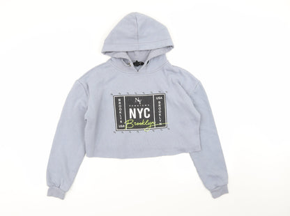 New Look Girls Grey   Pullover Jumper Size 12-13 Years