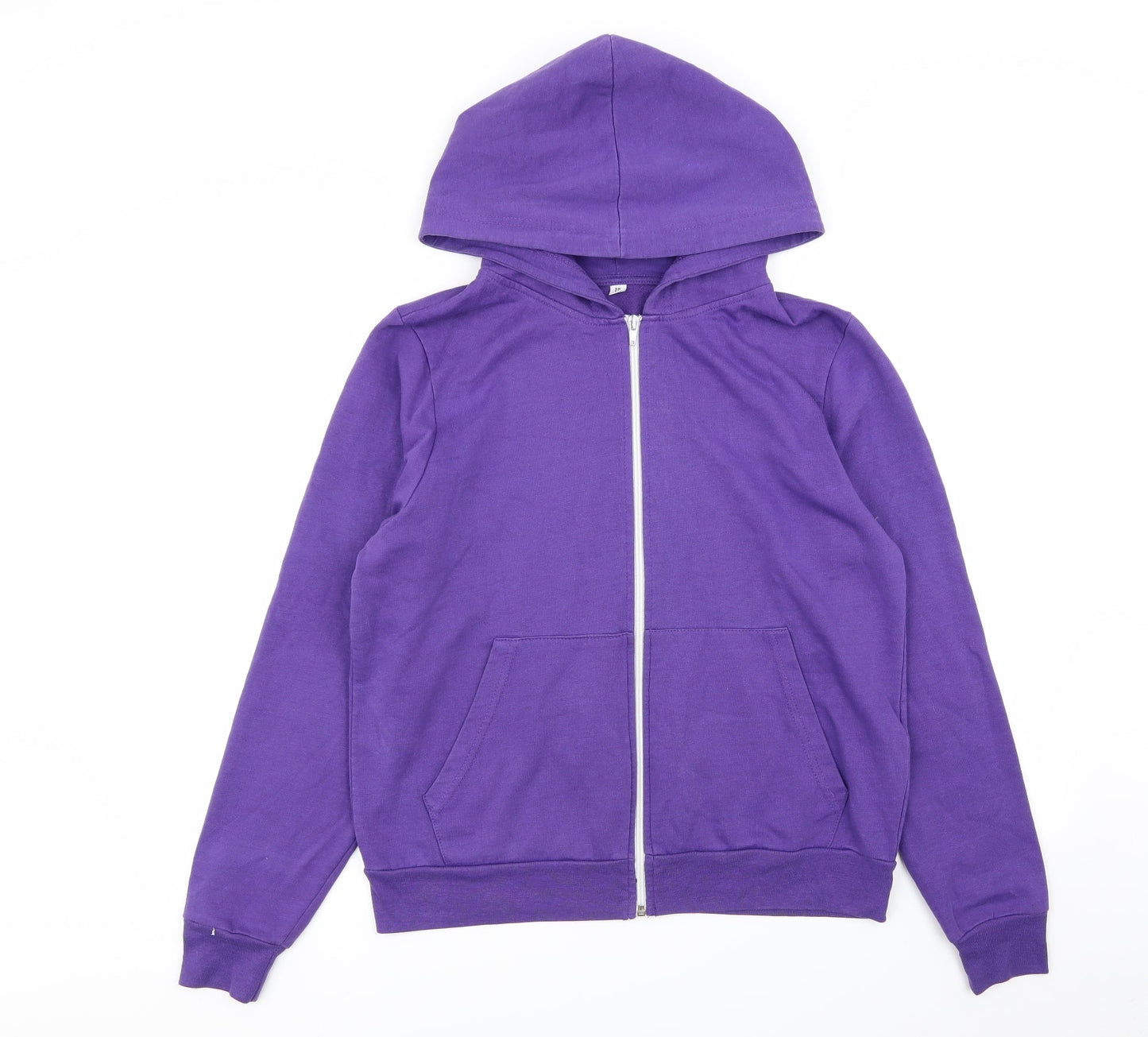 Womens UK Size 16 Preworn Purple Full Zip Jumper