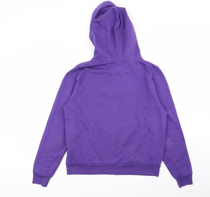 Womens UK Size 16 Preworn Purple Full Zip Jumper