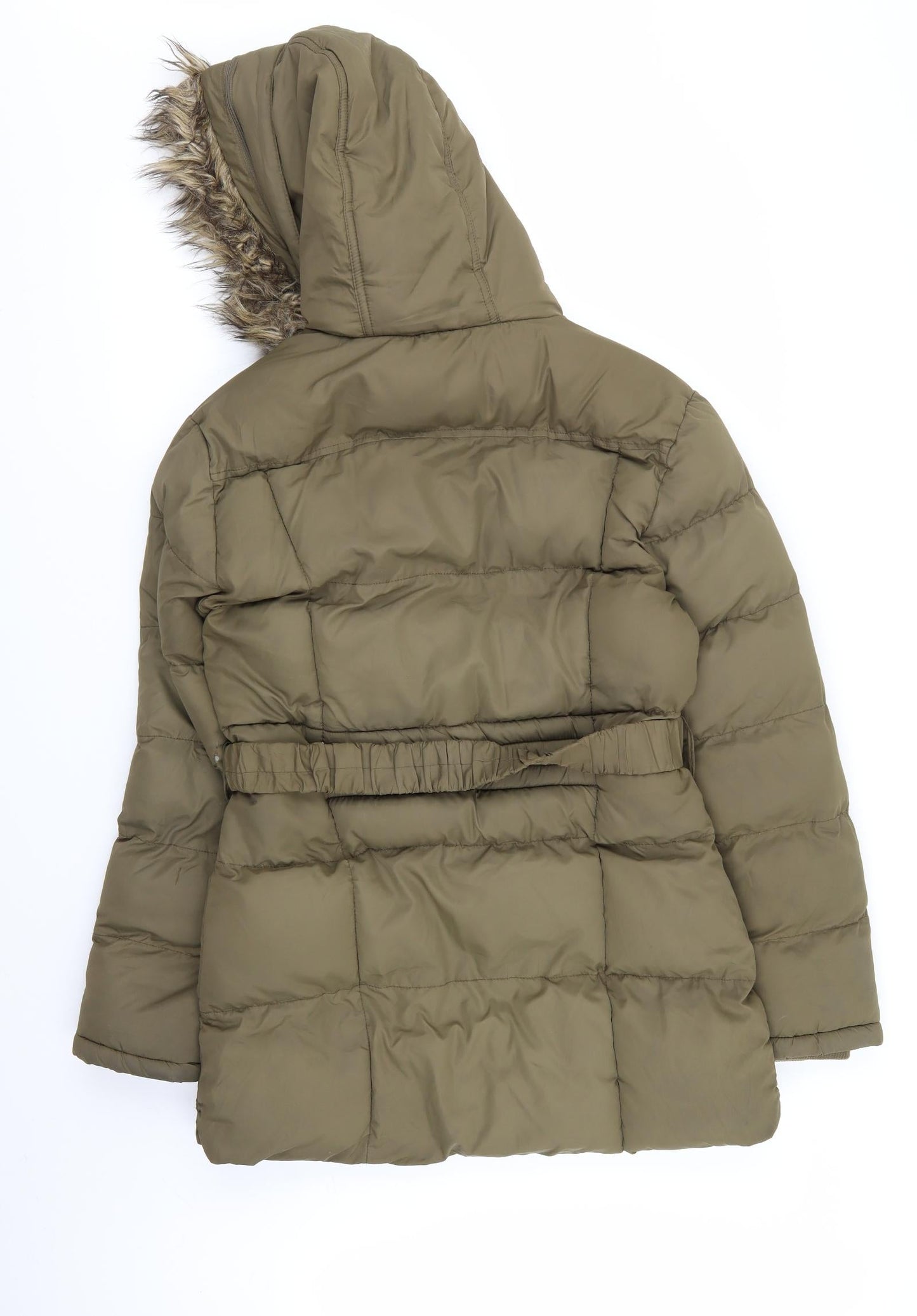denim and co Womens Green   Parka Coat Size 12