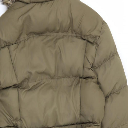 denim and co Womens Green   Parka Coat Size 12