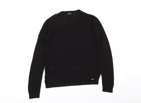 F&F Womens Black   Pullover Jumper Size 8