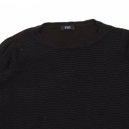 F&F Womens Black   Pullover Jumper Size 8