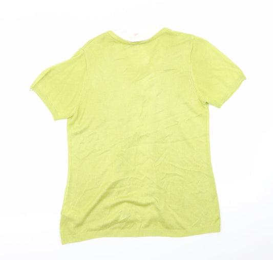 Per Una Womens Green   Basic Blouse Size 12