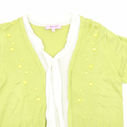 Per Una Womens Green   Basic Blouse Size 12