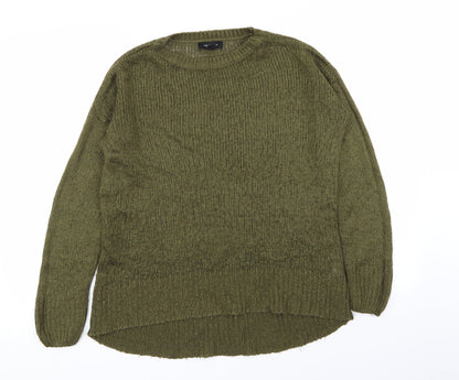 Womens UK Size S New Look Green Pullover Jumper