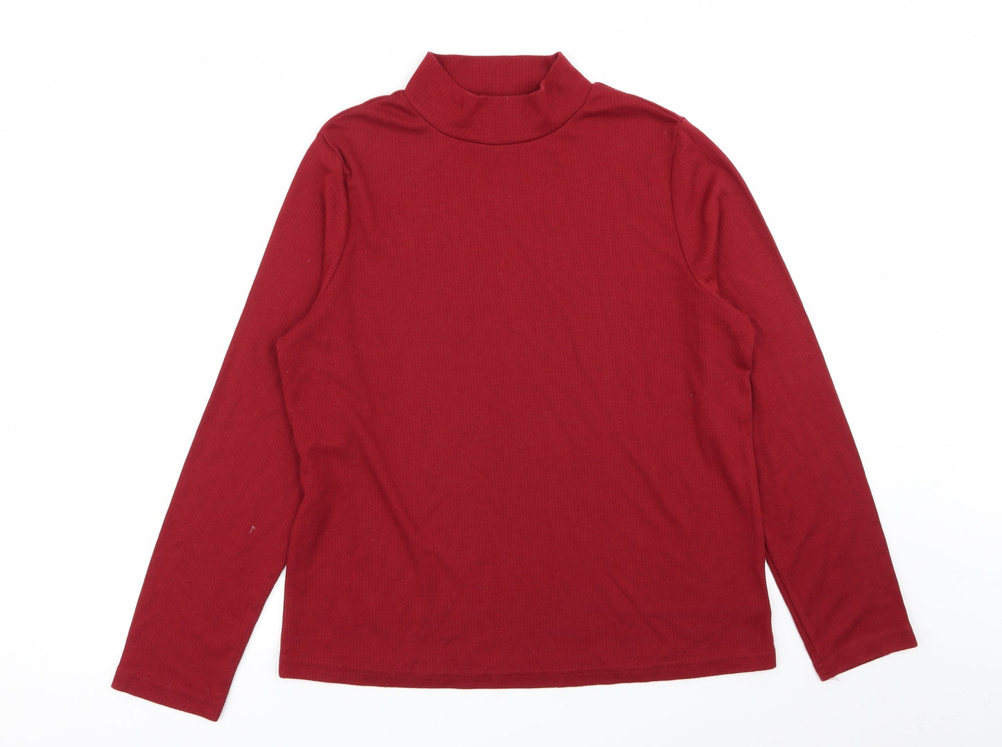tradition Womens Red   Basic T-Shirt Size 12